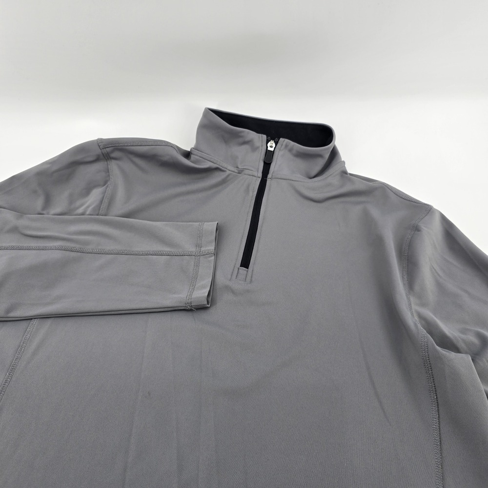 Rorie Whelan Golf Pullover Mens Quarter Zip Performance Stretch Gray Size M